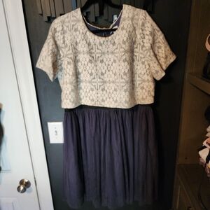 Weston Lace and Tulle Dress from Anthropologie